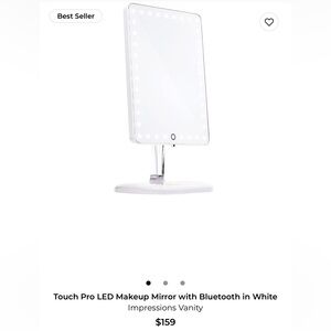 Impressions White LED Vanity Mirror
